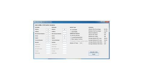 AA Battle Calculator.